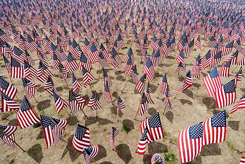 american flag USA flag lot symbol